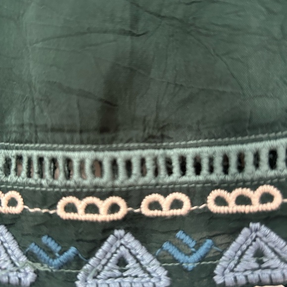 $365 JOHNNY WAS sz S Zadonia Embroidered Peasant Top Blouse Sold Out - Picture 4 of 13